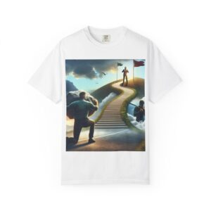 Adventure Awaits T-Shirt - Motivational Art, Unisex Tee, Gifting for Explorers, Travel Enthusiasts, Inspirational Wear